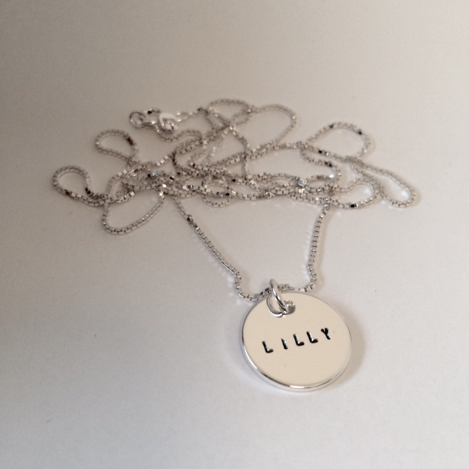 LOVE COIN NECKLACE, 16 MM