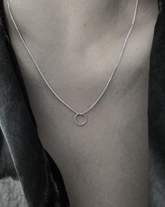 TINY RING NECKLACE